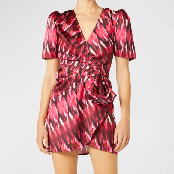 MISA Los Angeles Amina Dress in Fuchsia – Size Medium NWOT - Picture 1 of 16
